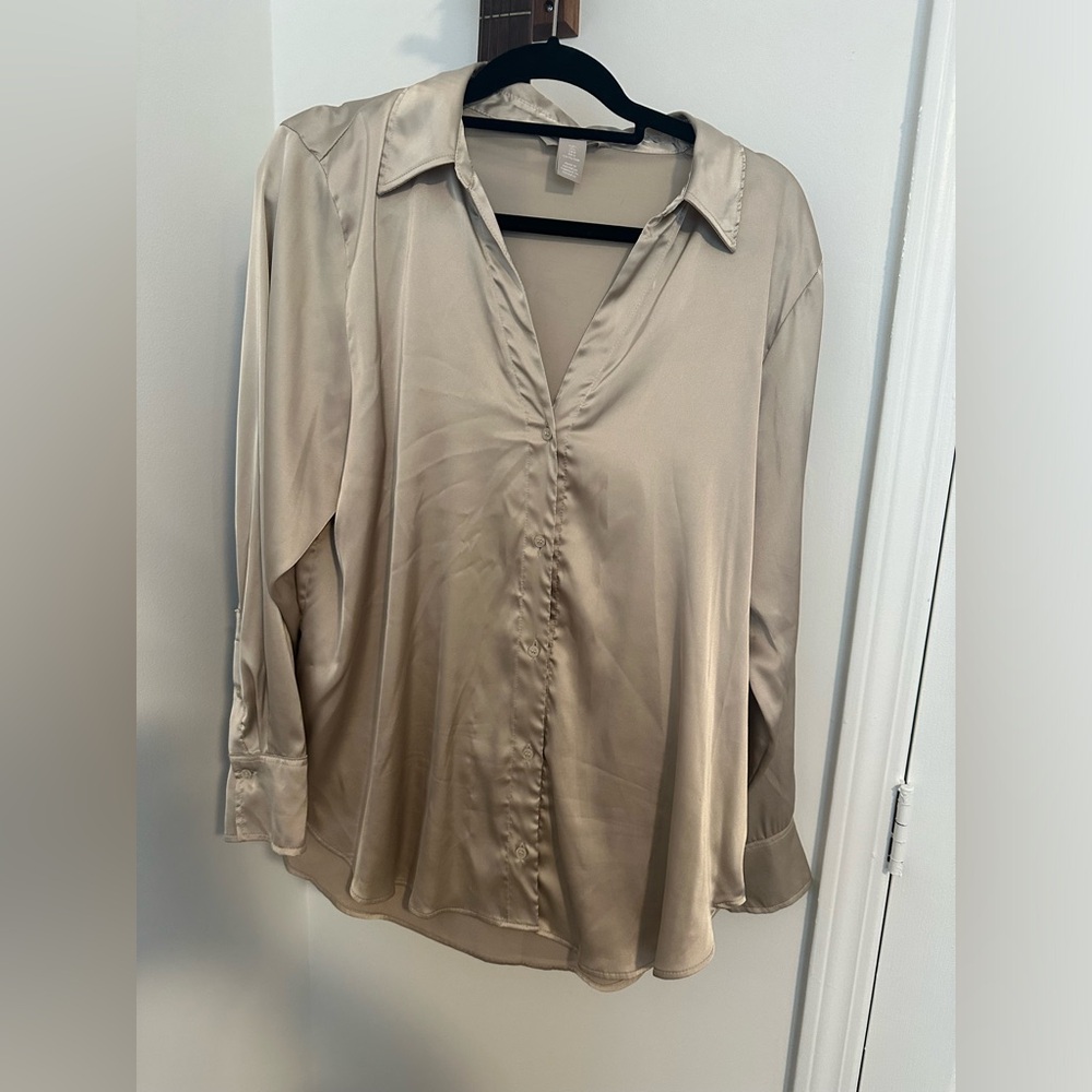 H&M BUTTON UP